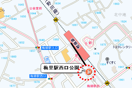 梅郷駅西口公園